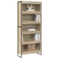 Preview: Bücherregal 80 x 30 x 189,5 cm Holzwerkstoff Sonoma