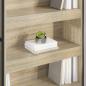 Preview: Bücherregal 80 x 30 x 189,5 cm Holzwerkstoff Sonoma