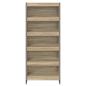 Preview: Bücherregal 80 x 30 x 189,5 cm Holzwerkstoff Sonoma