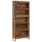 Preview: Bücherregal 2 pcs Altholz 80 x 30 x 155 cm Holzwerkstoff