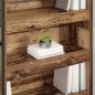 Preview: Bücherregal 2 pcs Altholz 80 x 30 x 155 cm Holzwerkstoff