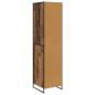 Preview: Warderobe mit Tür 2 pcs Altholz 50 x 50 x 200 cm Holzwerkstoff