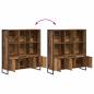 Preview: Bücherregal 2 pcs Altholz 99,5 x 30 x 108,5 cm Holzwerkstoff