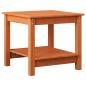 Preview: Couchtisch Wachsbraun 50 x 50 x 45 cm Massivholz Kiefer
