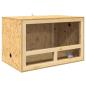 Preview: Terrarium Braun 80 x 50 x 50 cm OSB
