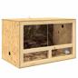 Preview: Terrarium Braun 80 x 50 x 50 cm OSB