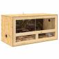 Preview: Terrarium Braun 80 x 40 x 40 cm OSB