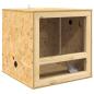 Preview: Terrarium Braun 50 x 50 x 50 cm OSB
