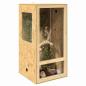 Preview: Terrarium Braun 50 x 50 x 100 cm OSB
