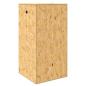 Preview: Terrarium Braun 50 x 50 x 100 cm OSB