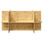 Preview: Terrarienbasis Braun 100 x 50 x 50 cm OSB