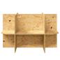 Preview: Terrarienbasis Braun 80 x 50 x 50 cm OSB
