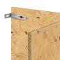 Preview: Terrarienbasis Braun 80 x 50 x 50 cm OSB