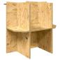 Preview: Terrarienbasis Braun 50 x 50 x 50 cm OSB