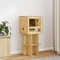 Preview: ARDEBO.de - Terrarienbasis mit Regal Braun 40 x 40 x 50 cm OSB