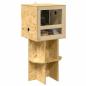Preview: Terrarienbasis mit Regal Braun 40 x 40 x 50 cm OSB