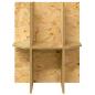 Preview: Terrarienbasis mit Regal Braun 40 x 40 x 50 cm OSB
