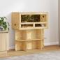 Preview: ARDEBO.de - Terrarienbasis mit Regal Braun 80 x 40 x 50 cm OSB