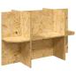 Preview: Terrarienbasis mit Regal Braun 80 x 40 x 50 cm OSB