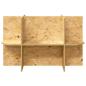 Preview: Terrarienbasis mit Regal Braun 80 x 40 x 50 cm OSB