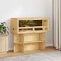 Preview: ARDEBO.de - Terrarienbasis mit Regal Braun 100 x 40 x 50 cm OSB