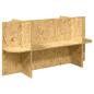 Preview: Terrarienbasis mit Regal Braun 100 x 40 x 50 cm OSB