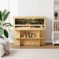 Preview: Terrarienbasis mit Regal Braun 100 x 40 x 50 cm OSB