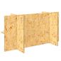 Preview: Terrarienbasis mit Regal Braun 100 x 40 x 50 cm OSB