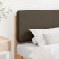 Preview: Gepolstertes Kopfteil mit Kopfteil Braun und Taupe 75 cm