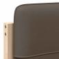 Preview: Gepolstertes Kopfteil mit Kopfteil Braun und Taupe 100 cm