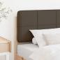 Preview: Gepolstertes Kopfteil mit Kopfteil Braun und Taupe 100 cm