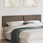 Preview: ARDEBO.de - Gepolstertes Kopfteil mit Kopfteil Braun und Taupe 180 cm