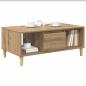 Preview: Couchtisch Artisan-Eiche 90 x 50 x 26,5 cm Holzwerkstoff