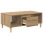 Preview: Couchtisch Artisan-Eiche 90 x 50 x 26,5 cm Holzwerkstoff
