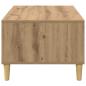 Preview: Couchtisch Artisan-Eiche 90 x 50 x 26,5 cm Holzwerkstoff