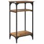 Preview: Beistelltisch mit Regal Altholz 40 x 30 x 75 cm Holzwerkstoff
