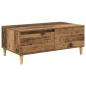 Preview: Couchtisch mit Schubladen Altholz 90 x 50 x 35 cm Holzwerkstoff