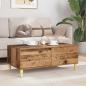 Preview: Couchtisch mit Schubladen Altholz 90 x 50 x 35 cm Holzwerkstoff