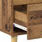 Preview: Couchtisch mit Schubladen Altholz 90 x 50 x 35 cm Holzwerkstoff
