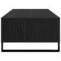 Preview: Couchtisch Schwarz Eichen-Optik 104 x 60 x 35 cm Holzwerkstoff