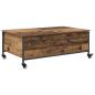 Preview: Couchtisch Altholz 91 x 55 x 32 cm Holzwerkstoff