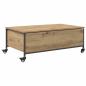 Preview: Couchtisch Artisan-Eiche 91 x 55 x 32 cm Holzwerkstoff