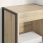 Preview: Bücherregal 40 x 30 x 155 cm Holzwerkstoff Sonoma