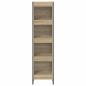 Preview: Bücherregal 40 x 30 x 155 cm Holzwerkstoff Sonoma