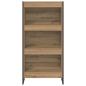Preview: Bücherregal Kunsthandwerk Eiche 80 x 30 x 155 cm Holzwerkstoff