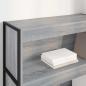Preview: Bücherregal 80 x 30 x 121 cm Holzwerkstoff Graues Sonoma