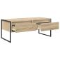 Preview: Couchtisch mit Schubladen Sonoma 100 x 46 x 40 cm Holzwerkstoff