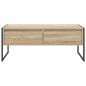 Preview: Couchtisch mit Schubladen Sonoma 100 x 46 x 40 cm Holzwerkstoff