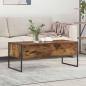 Preview: ARDEBO.de - Couchtisch Raucharbe 100 x 46 x 40 cm Holzwerkstoff