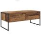 Preview: Couchtisch Altholz 100 x 46 x 40 cm Holzwerkstoff